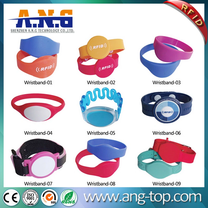 Waterproof Plastic RFID Adjustable Wristband UHF for Swimming Pool