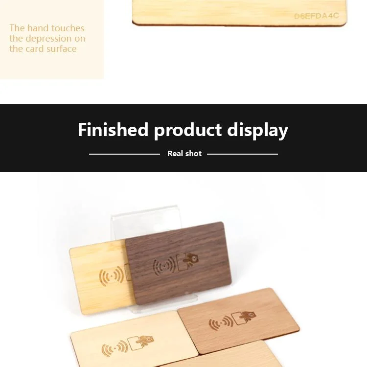 Wholesale Programmable RFID Customize RFID Wooden Card Hotel Key Card