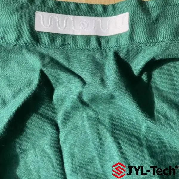 Textile Woven Material ISO 18000-6c RFID UHF Ucode U9xe Laundry Tag for Washing Linen Clothing