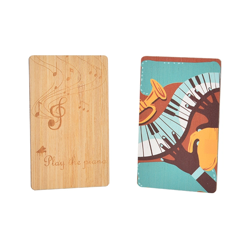 Wholesale Ntag215 Chip Wooden RFID Bamboo Key Card