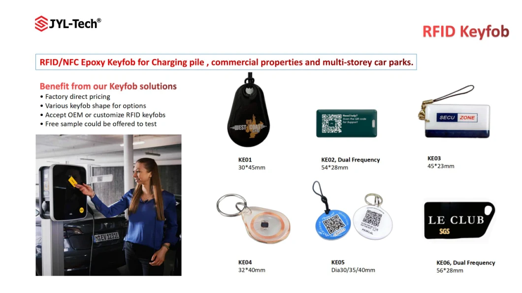 NFC DESFire EV1 EV2 EV3 ABS RFID Tear Keyfob