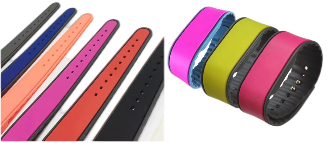 13.56MHz Custom Waterproof Rubber Bracelet Silicone RFID Wristband