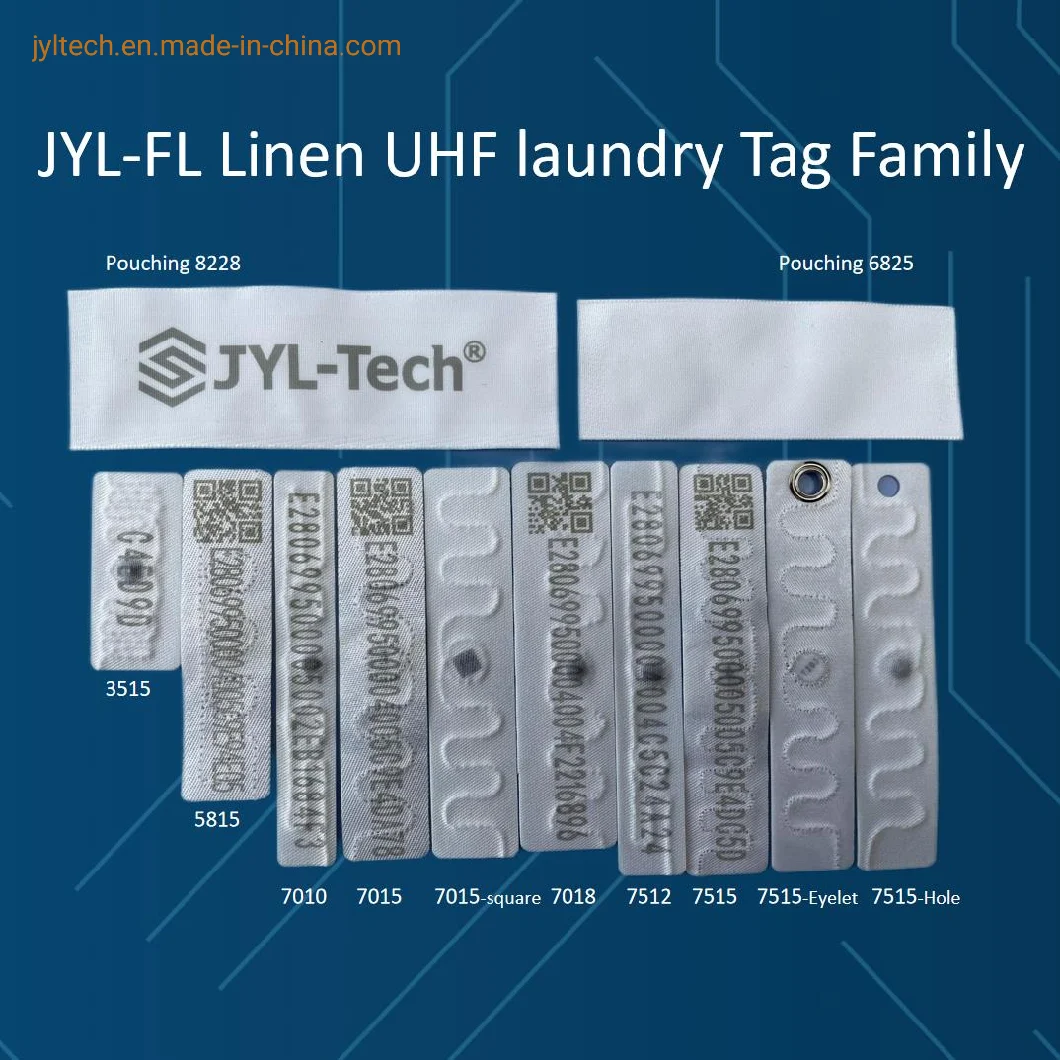 Healthcare Industry Washable and Clothing Management Rain RFID Transponder UHF Textile RFID UHF Laundry Tags